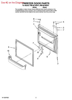 Picture of Maytag HANDLE, FZ DR (BLACK) - Part# 67005125