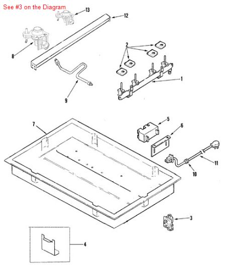 Picture of Maytag REGULATOR, PRESSURE - Part# 74007704