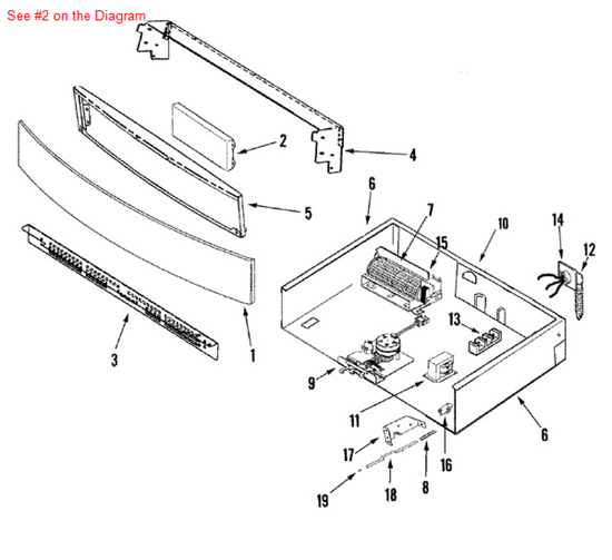 Picture of Maytag CONTROL, SINGLE - Part# 74009714