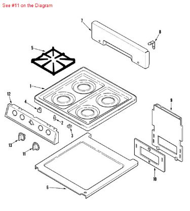 Picture of Maytag KNOB, VALVE (WHT) - Part# 74010588