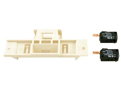 Picture of Whirlpool KitchenAid Roper Amana Jenn-Air Maytag Gaffers and Sattler Magic Chef Sears Kenmore Admiral Dishwasher Door Switch W/Holder - Part# 99002254