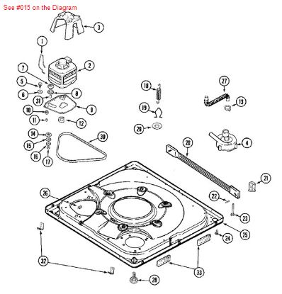Picture of Maytag ISOLATOR WASHER - Part# 33-9967