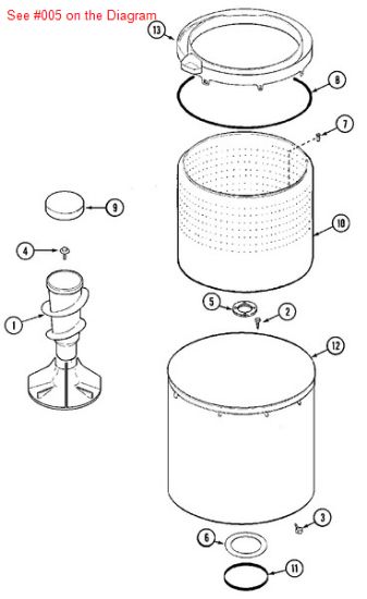 Picture of Maytag GASKET - Part# 35-3685