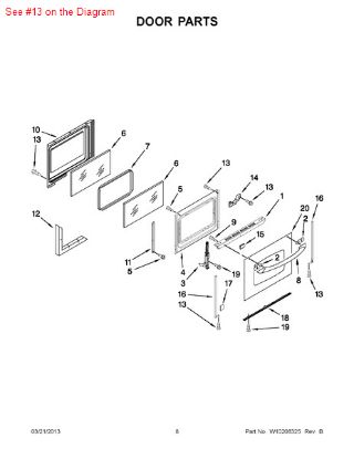 Picture of Maytag SCREW - Part# Y706189