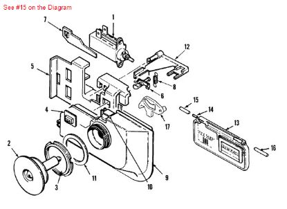 Picture of Maytag PIN, HINGE (SHORT) - Part# Y912679