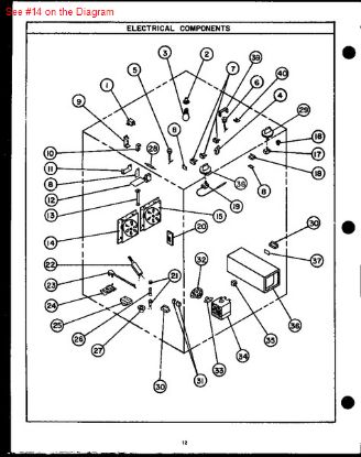 Picture of DRAFT INDUCER MOTOR - Part# 66338