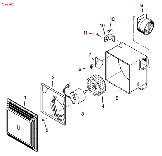 Picture of BLOWER ASSEMBLY - Part# 97015157