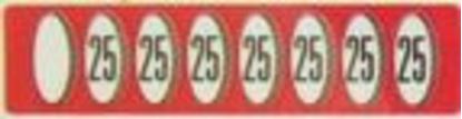 Picture of Greenwald Industries Coin Slide Chute $1.75 CASTING DECAL - Part# 00-9905-7