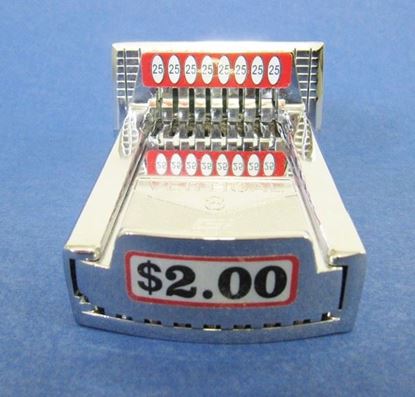 Picture of Greenwald Industries V-8 COIN SLIDE CHUTE with $2.00 SLIDE DECAL - Part# 20-00-000-200
