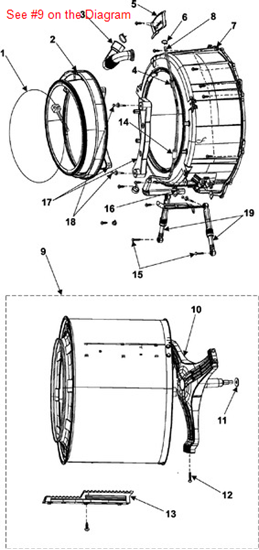 Picture of ASSY-DRUM - Part# DC97-10337A