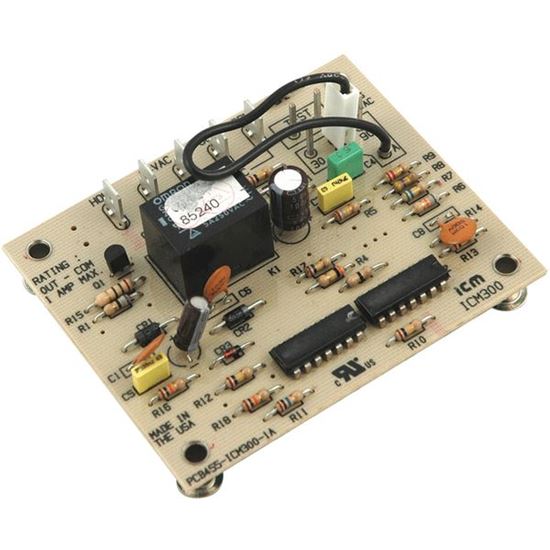 Picture of Replaces Lennox Goodman Artesian Arcoair Amana Rheem Coleman A/C Air Conditioner Heat Pump Defrost Control Board - Part# ICM300