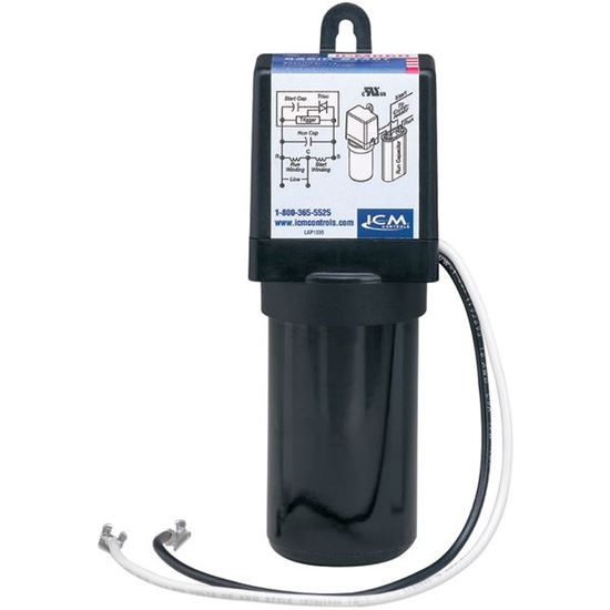 Picture of Compressor Hard Start Kit 1/12 to 5 HP - Part# ICM860