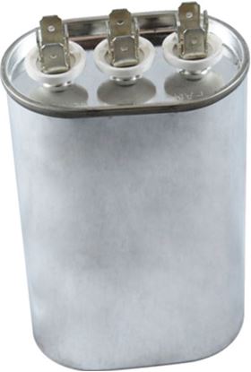 Picture of 440 Volt Oval Run Capacitor 35+5 MFD - American Made - Part# POCFD355A