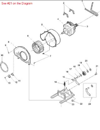 Picture of Speed Queen SCREW, 1/4-20 UNC HEX - Part# 500824