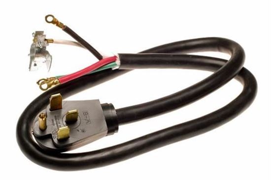 Picture of ELECTRICAL RANGE CORD 6' 4WIRE 40AMP - Part# RC6-4-40A