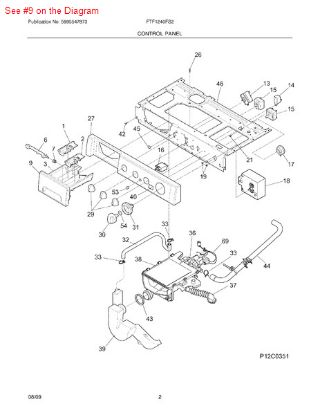 Picture of Frigidaire HANDLE - Part# 131689600