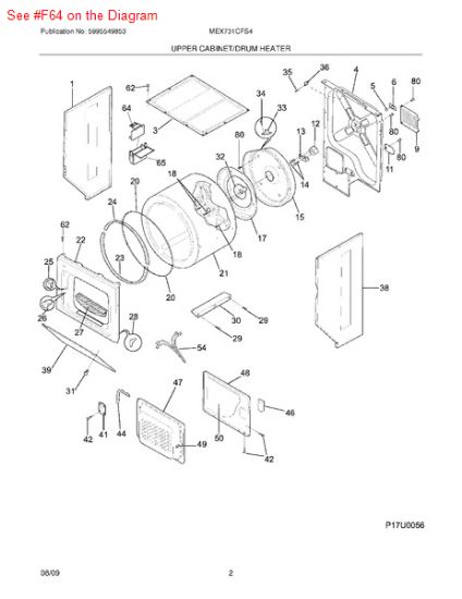 Picture of Frigidaire CONTROL BOARD - Part# 131891010