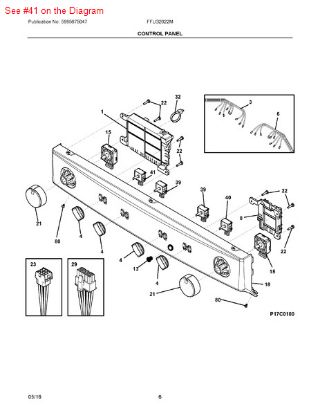 Picture of Frigidaire SWITCH - Part# 137261000