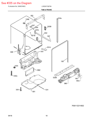 Picture of Frigidaire COG - Part# 152714200