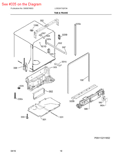 Picture of Frigidaire COG - Part# 152714200