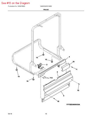 Picture of Frigidaire LEG - Part# 154571101