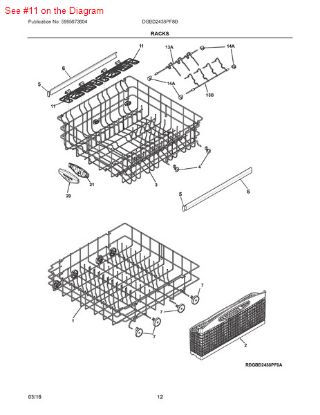 Picture of Frigidaire SHELF - Part# 154793904