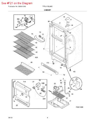 Picture of Frigidaire CONTROL-TEMPERATURE - Part# 216715503