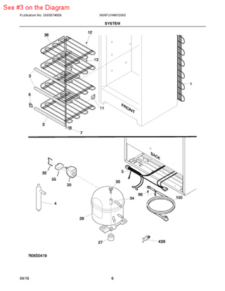 Picture of Frigidaire TRIM-SHELF - Part# 216847804