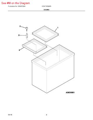 Picture of Frigidaire SCREW - Part# 216858001