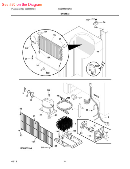 Picture of Frigidaire STARTER - Part# 216894200