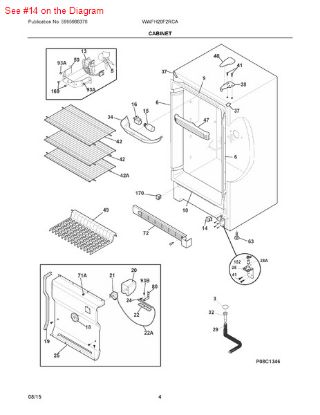 Picture of Frigidaire SWITCH,LIGHT/LAMP,RAMP - Part# 216922800