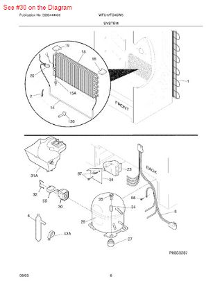 Picture of Frigidaire CONTROLLER - Part# 216954202