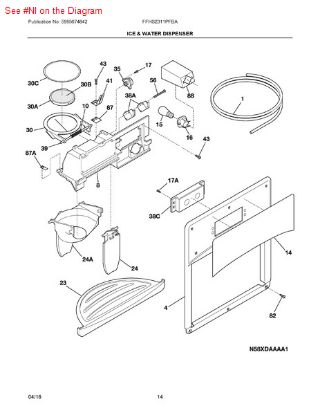 Picture of Frigidaire CLIP-GRILLE - Part# 218515403