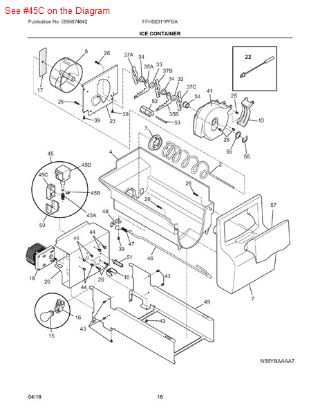 Picture of Frigidaire ACTUATOR-SOLENOID - Part# 241676101