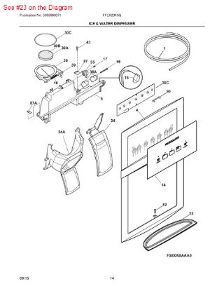 Picture of Frigidaire DRIP TRAY - Part# 241947001