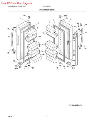 Picture of Frigidaire HOUSING - Part# 242021001
