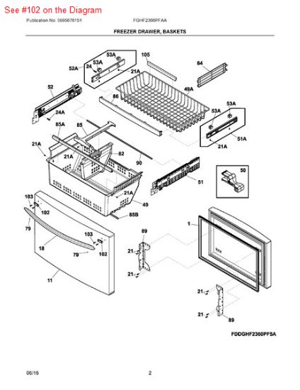 Picture of Frigidaire BLOCK - Part# 242029301