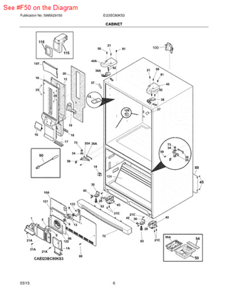 Picture of Frigidaire BOARD-MAIN POWER - Part# 242115216