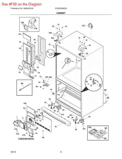 Picture of Frigidaire BOARD-MAIN POWER - Part# 242115216
