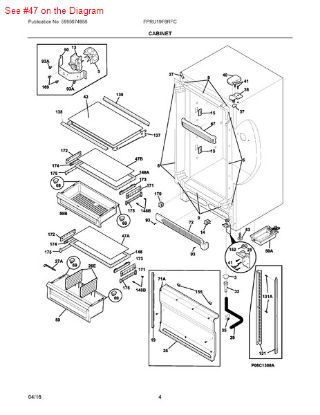 Picture of Frigidaire BAFFLE - Part# 297192903
