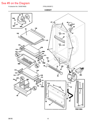 Picture of Frigidaire BREAKER KIT W/CORNE - Part# 297200100