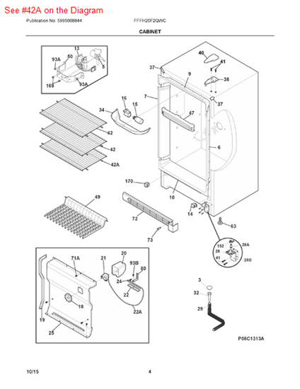 Picture of Frigidaire SHELF - Part# 297441902