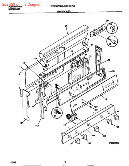 Picture of Frigidaire P-1 BUTTON-SELECTOR - Part# 316028402
