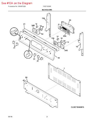 Picture of Frigidaire SWITCH - Part# 316095503
