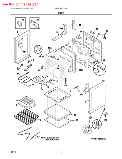 Picture of Frigidaire ELEMENT - Part# 316282600