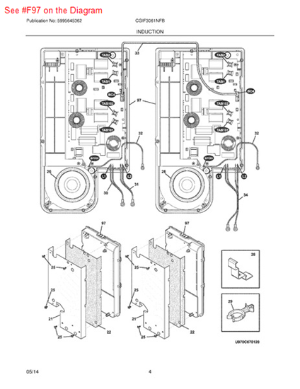 Picture of Frigidaire CONTROL ASSEMBLY - Part# 316305400