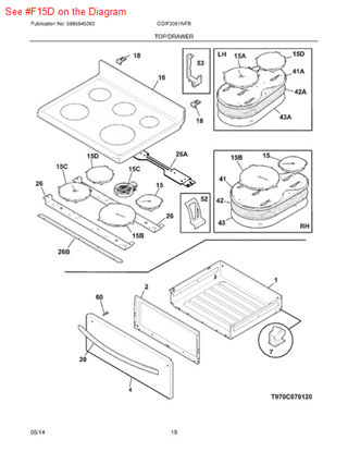 Picture of Frigidaire ELEMENT - Part# 316306000