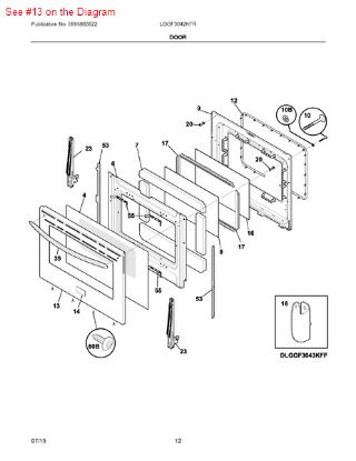 Picture of Frigidaire PANEL - Part# 316407823