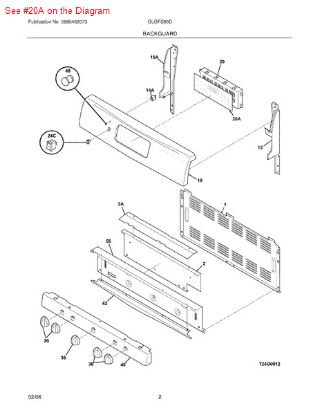 Picture of Frigidaire OVERLAY - Part# 316419305
