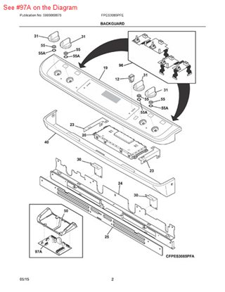 Picture of Frigidaire BOARD - Part# 316442081